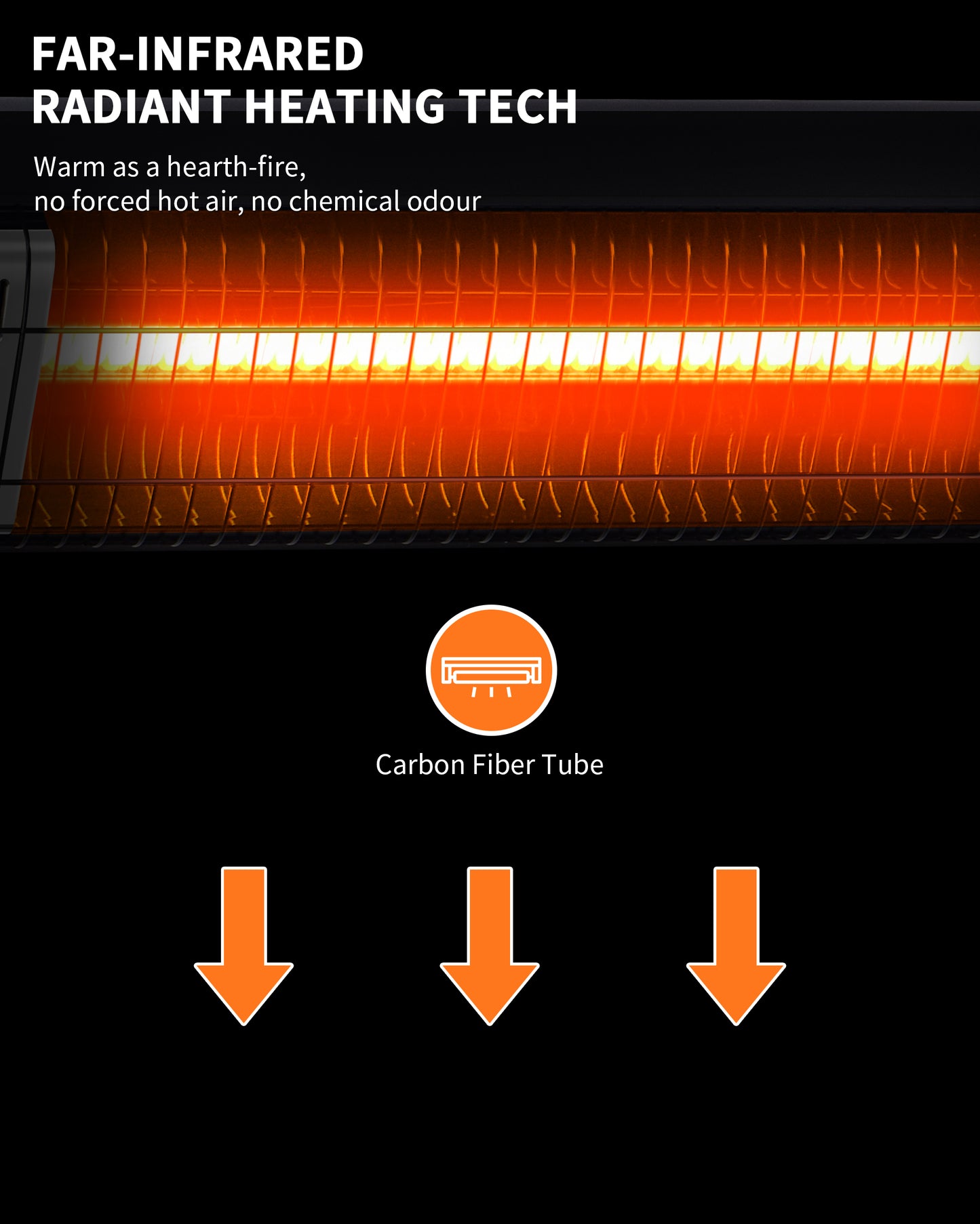 Outdoor Heater,1500W Patio Heater,Garage Heaters with Remote,24H Timer,Quiet Operation, 3 Heat Levels,Electric Wall Heaters for Indoor