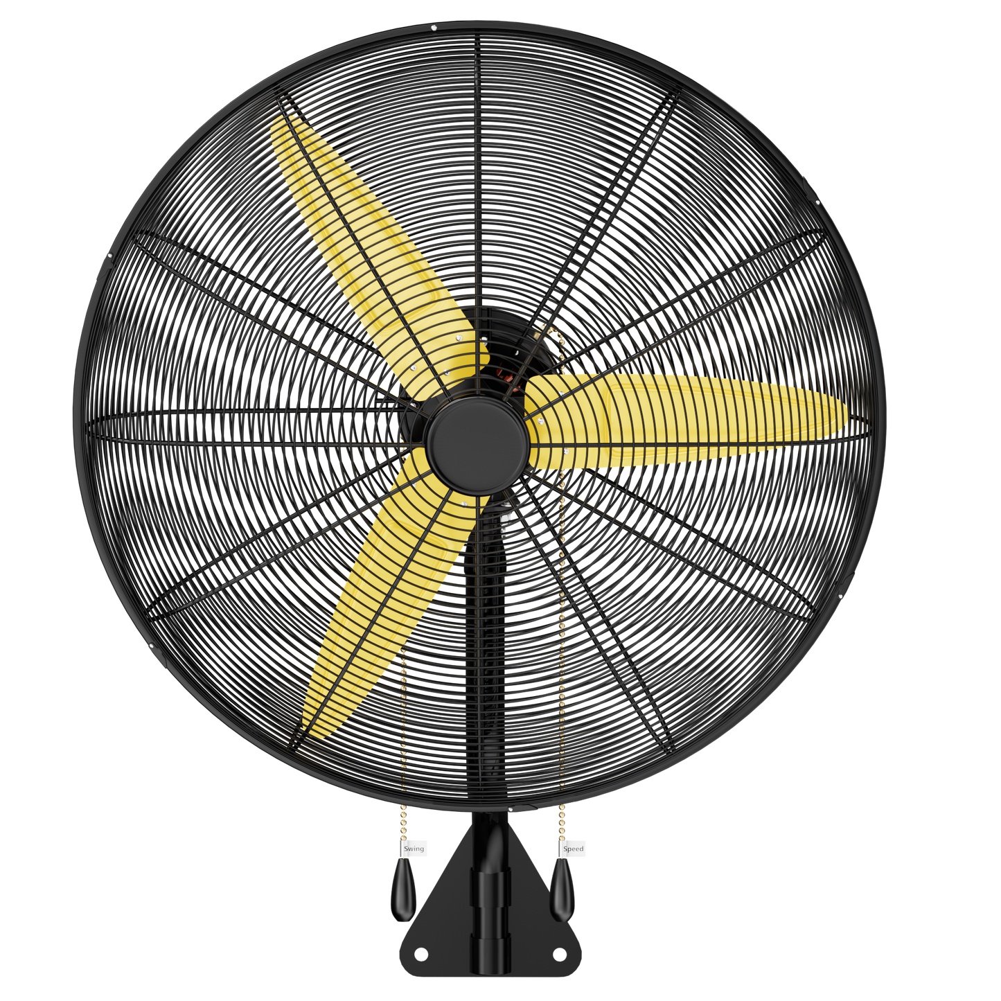 Wall Mount Fan,High VelocityFan with 3 Speed,90° Oscillating Industrial Fan for Indoor, Garage,Patio, Gym,Porch(30")