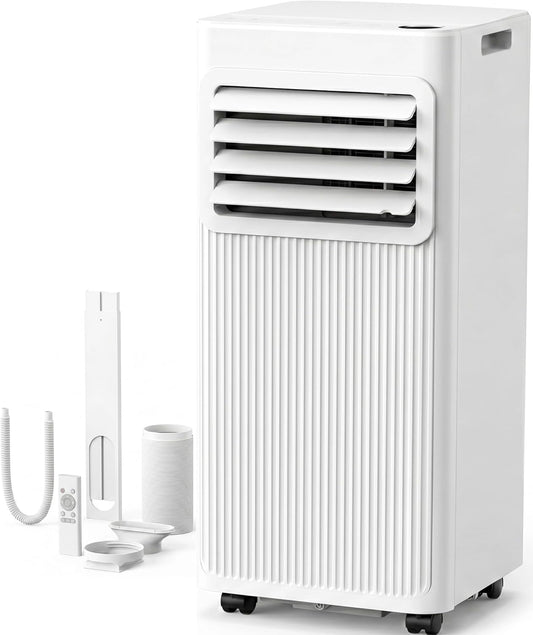 10000 BTU Portable Air Conditioners,Portable AC with Cool, Fan, Dehumidifier,Sleep,24H Timer,Quiet Cooling,Up to 450 Sq.Ft,Air Conditioner for Bedroom,Home,Office,Remote&Window Kit