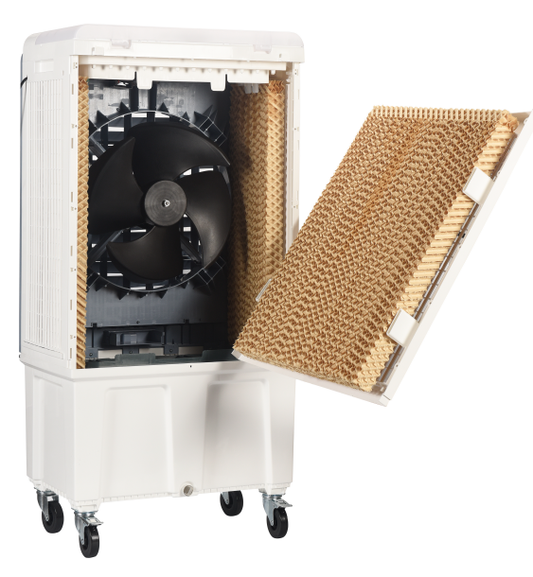 6000CFM Swamp Cooler, Evaporative Air Cooler with13.5 Gal Water Tank, Water Level Alarm,Sliver Ion,12H Timer,2 Modes,3 Speeds,120°Oscillation,Air Cooler for Patio,Yard,Commercial(48")