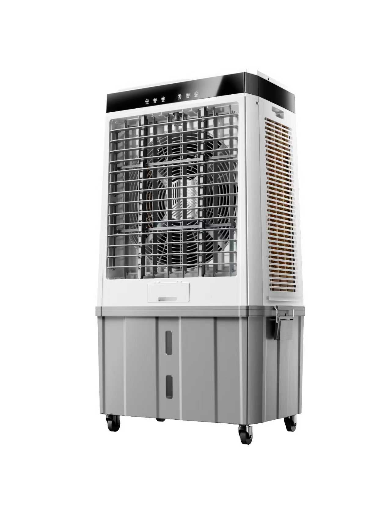 Swamp Cooler, 45" 5100 CFM Evaporative Cooler, 16.5Gal Detachable Water Tank, 4 Ice Packs, 120°Oscillation, 12H Timer, 3-in-1 Evaporative Air Cooler for Outdoor, Patio, Garage, Shop, Industry, ETL
