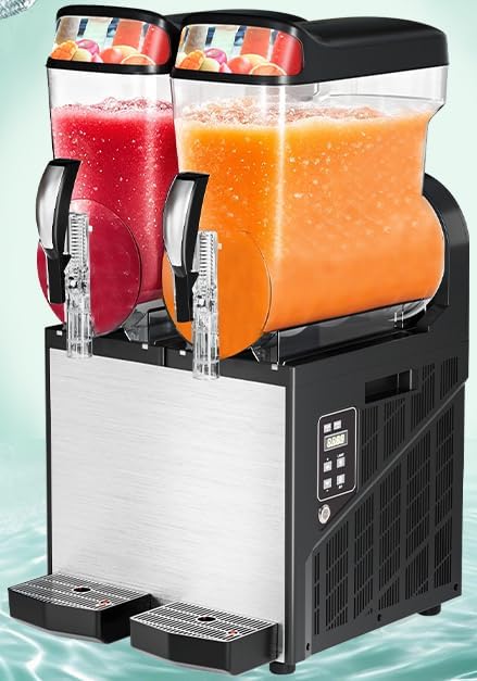 Mountman Commercial Frozen Drink Maker,No Ice Needed Slushy Machine for Home,Bar