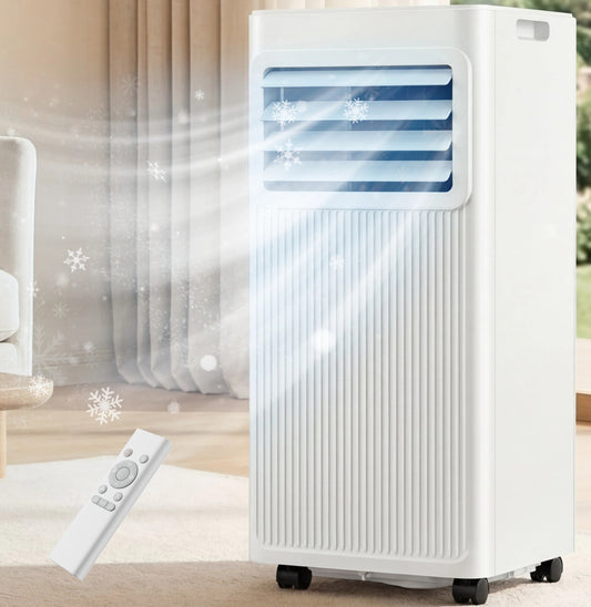 10000 BTU Portable Air Conditioners with 24H Timer, Cool, Fan, Dehumidifier,Sleep,Air Conditioner Portable for Bedroom,Home,Office