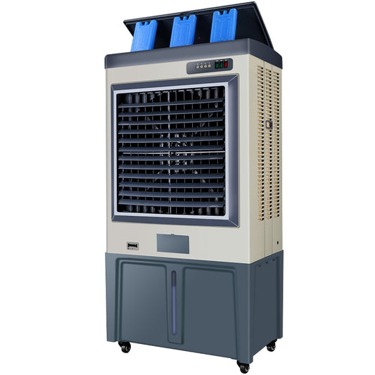 55" Swamp Cooler with 36 Gal Removable Tank, 5 Ice Packs, 8979 CFM Evaporative Air Cooler, 120°Oscillation, 3 Speeds Windowless Portable Air Conditioners for Home, Patio, Indoor, Shop, Outdoor