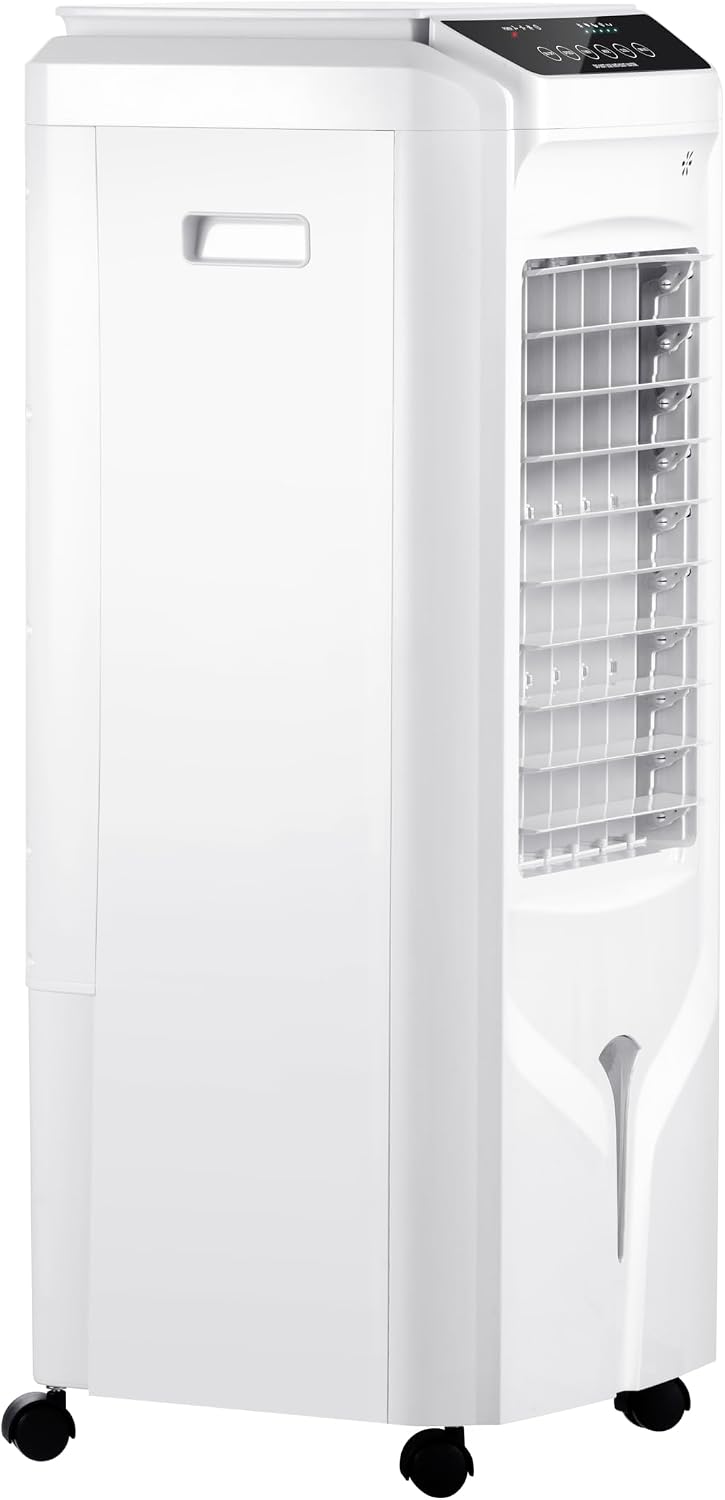 Windowless Swamp Cooler Air Conditioner, 3-IN-1 Air Cooler with Ice Packs, Remote, 3 Speeds, Cooling Fan for Room, Office
