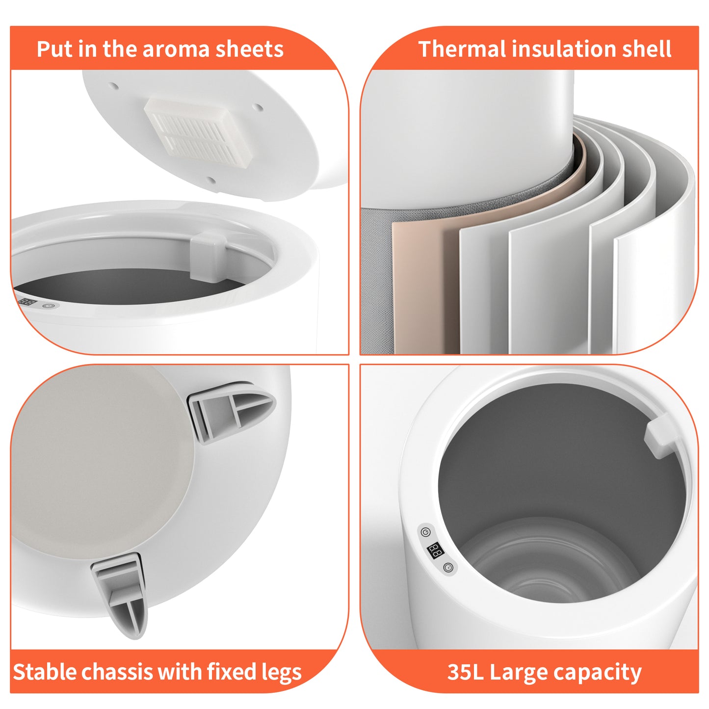 Mountman Towel Warmer,Adjustable Timer 15-60 Min, Auto Shut Off,Fits for Oversize Towels Blankets,Bathrobes