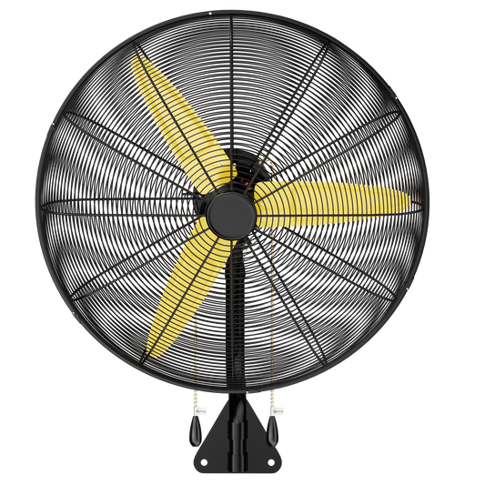 Wall Mount Fan,High VelocityFan with 3 Speed,90° Oscillating Industrial Fan for Indoor, Garage,Patio, Gym,Porch(30")